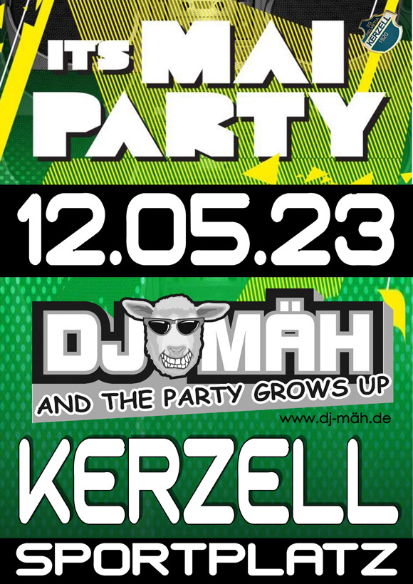 DJ MÄH Mai Party bei der SG Kerzell