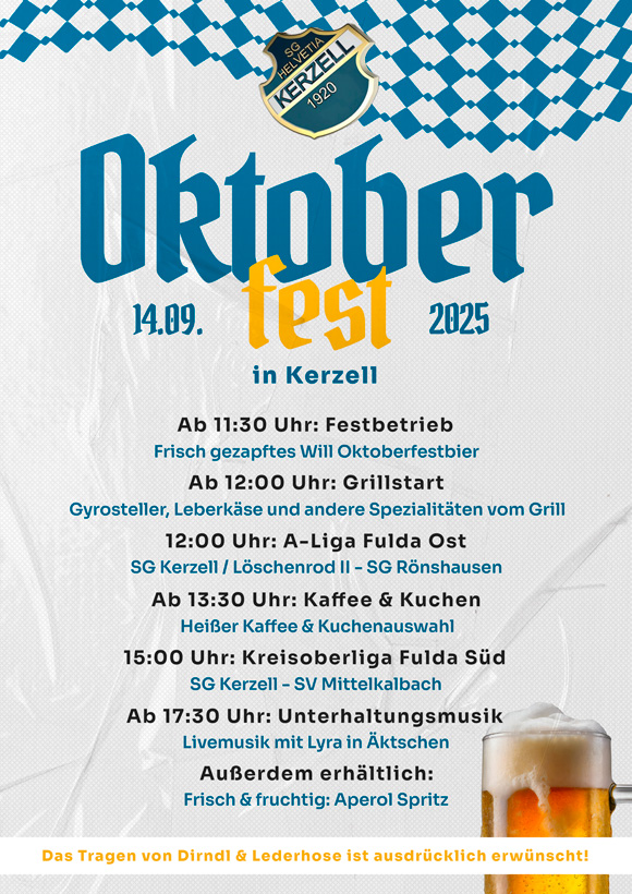 Oktoberfest in Kerzell 2025